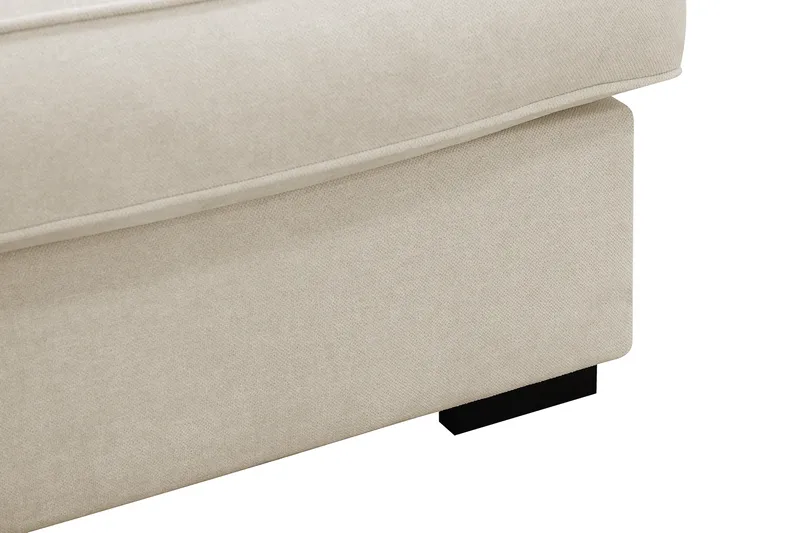 Rossita Lyx 4-sits Vänstervänd L-formad Extra Djup Schäslongsoffa i Tyg - Beige Tyg - Products - Möbler - Soffa - Divansoffa & schäslongsoffa - 4 sits soffa med divan