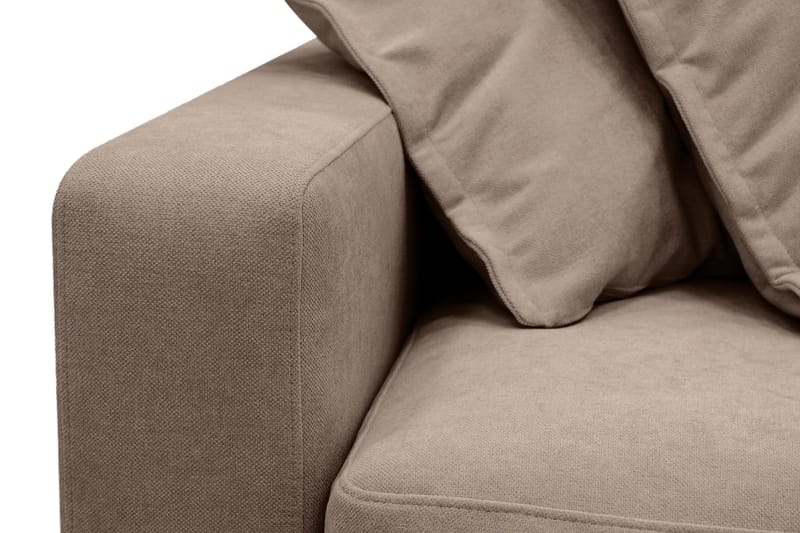 Valencia Extra Djup 4-sits Soffa med Schäslong Höger - Mörkbrun - Products - Möbler - Soffa - Divansoffa & schäslongsoffa - 4 sits soffa med divan