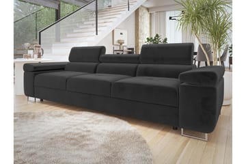 Gabina Soffa 3-sits - Svart - Products - Möbler - Soffa - 3 sits soffa