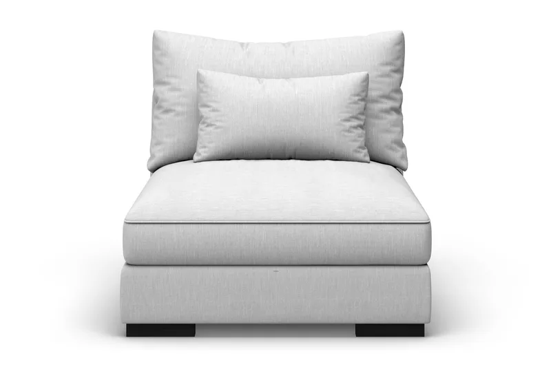 Dubai Mittmodul Extra Djup - Ljusgrå - Products - Möbler - Soffa - Modulsoffa - Mittmodul