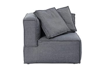 Oceanis Hörnmodul/armstödsmodul höger - Mörkgrå - Products - Möbler - Soffa - Modulsoffa - Hörnmodul