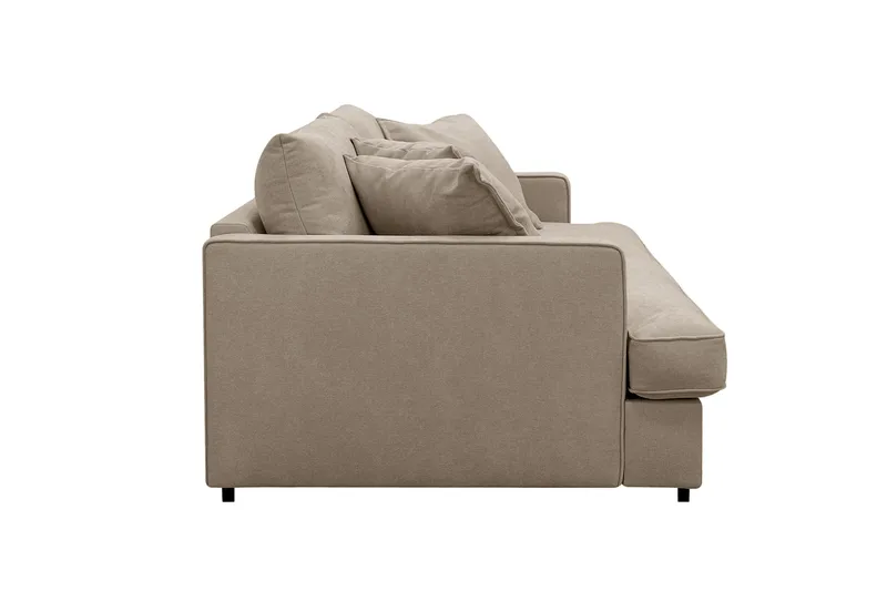 Rossita Lyx 3-sits Extra djup Soffa i Tyg - Brun - Products - Möbler - Soffa - 3 sits soffa