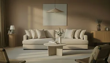 Rossita Lyx 4-sits Extra djup Soffa i Chenille - Beige - Products - Möbler - Soffa - 4 sits soffa