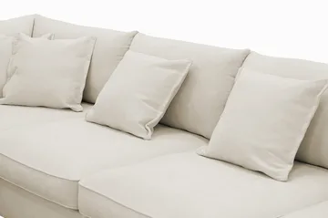 Rossita Lyx 5-sits Högervänd U-formad Extra djup Soffa med Divan och Schäslong i Tyg - Beige - Products - Möbler - Soffa - U-soffa