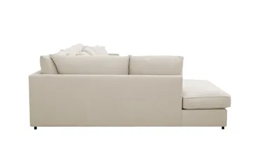 Rossita Lyx 5-sits Högervänd U-formad Extra djup Soffa med Divan och Schäslong i Tyg - Beige - Products - Möbler - Soffa - U-soffa