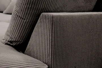 Rossita Lyx 5-sits Vänstervänd U-formad Extra djup Soffa med Divan och Schäslong i Manchester - Brun - Products - Möbler - Soffa - U-soffa