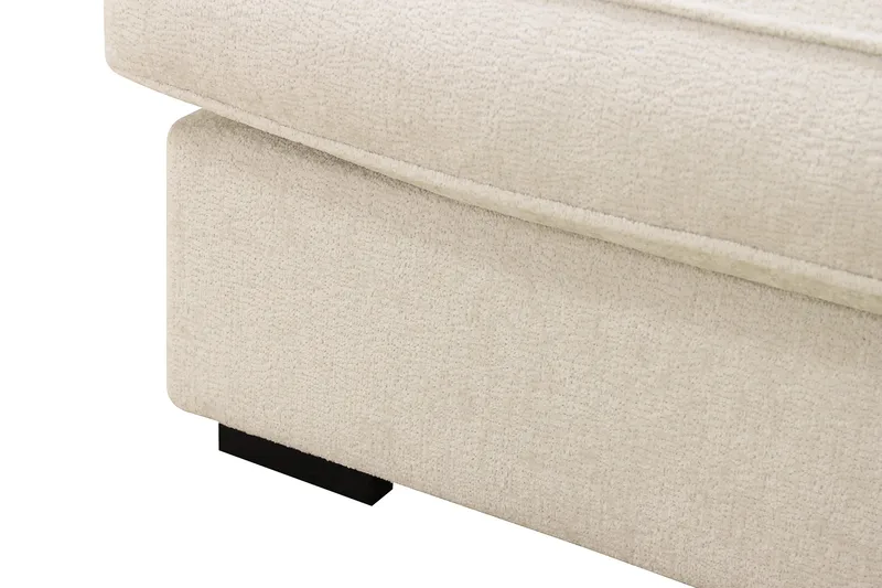 Rossita Lyx 6-sits Högervänd U-formad Extra djup Soffa med Divan och Schäslong i Chenille - Beige - Products - Möbler - Soffa - U-soffa