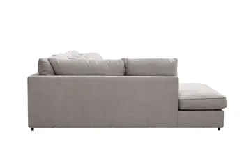 Rossita Lyx 6-sits Högervänd U-formad Extra djup Soffa med Divan och Schäslong i Chenille - Grå/Brun - Products - Möbler - Soffa - U-soffa