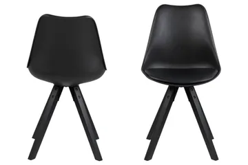 Andros Matstol & köksstol med träben - Svart - Products - Möbler - Fåtölj & stolar - Matstol & köksstol