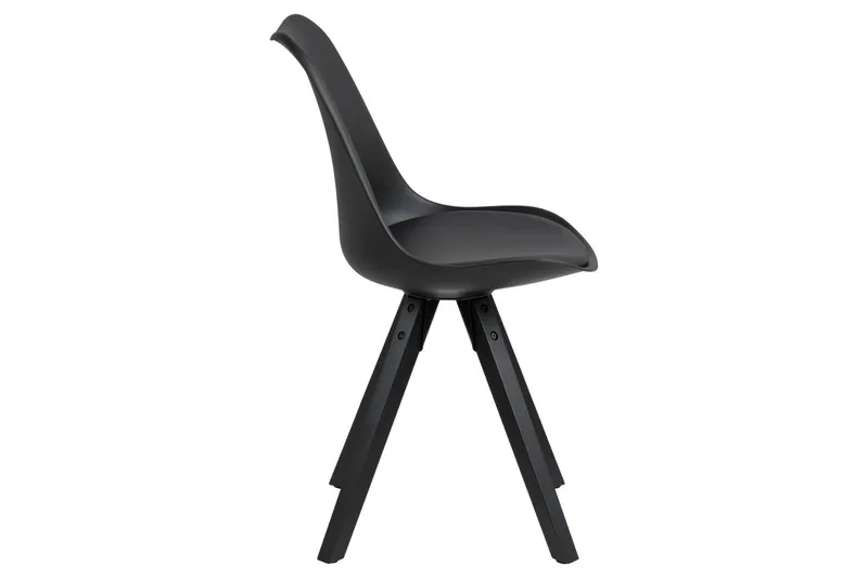 Andros Matstol & köksstol med träben - Svart - Products - Möbler - Fåtölj & stolar - Matstol & köksstol