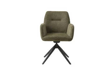 Annabela Karmstol - Olivgrön - Products - Möbler - Fåtölj & stolar - Karmstol