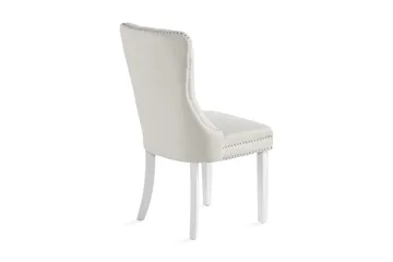 Bergviken Beige Matstol - Vit/Trä - Products - Möbler - Fåtölj & stolar - Matstol & köksstol