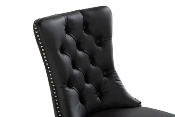 Bergviken Matstol Konstläder - Svart / Trä - Products - Möbler - Fåtölj & stolar - Matstol & köksstol