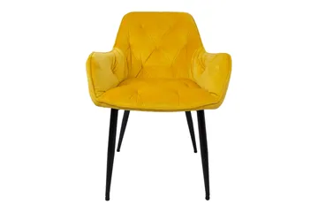 Brita Stol 61x57x83 cm Gul - Products - Möbler - Fåtölj & stolar - Karmstol