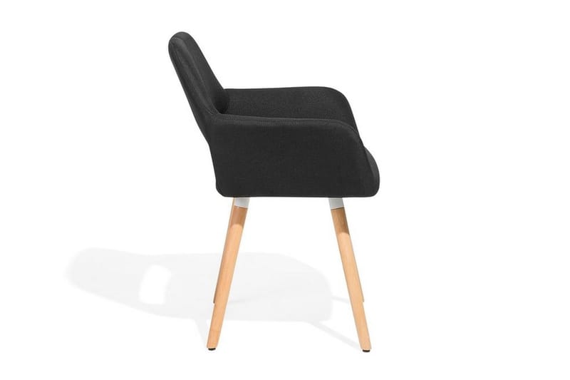 Chicago Stol Set Om 2 St - Svart - Products - Möbler - Fåtölj & stolar - Karmstol