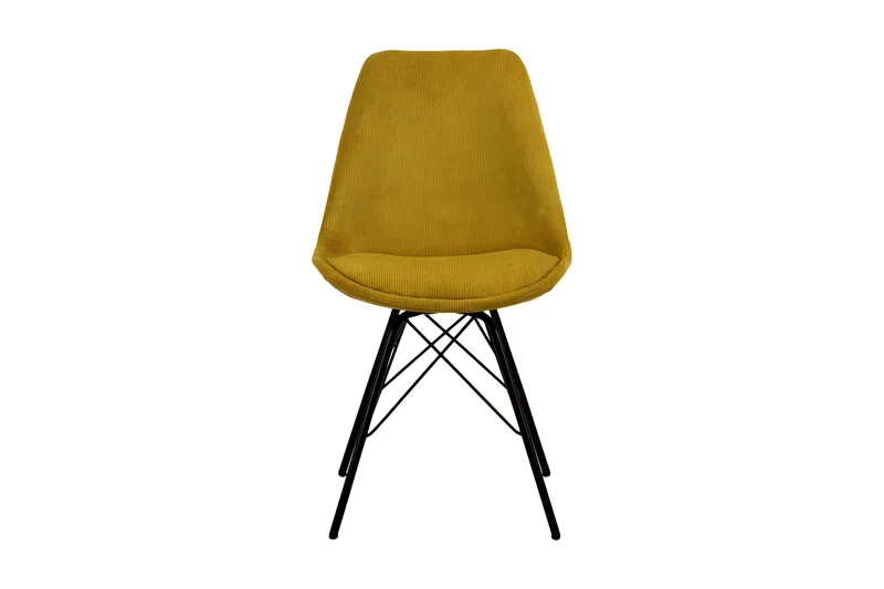 Collina Matstol - Gul/Svart - Products - Möbler - Fåtölj & stolar - Matstol & köksstol