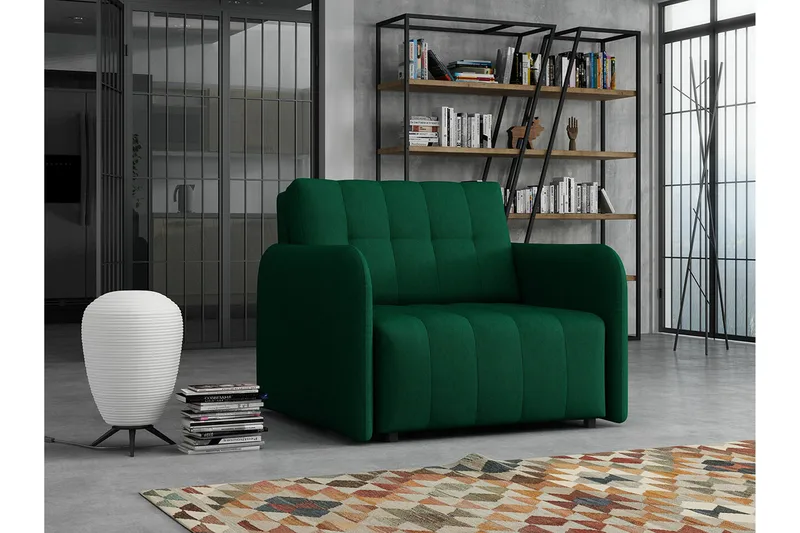 Denegal Bäddfåtölj Dark green - Products - Möbler - Fåtölj & stolar - Fåtölj - Bäddfåtölj