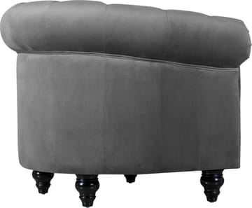 Fåtölj chesterfield grå sammet  Royal - Products - Möbler - Fåtölj & stolar - Fåtölj - Chesterfield fåtölj