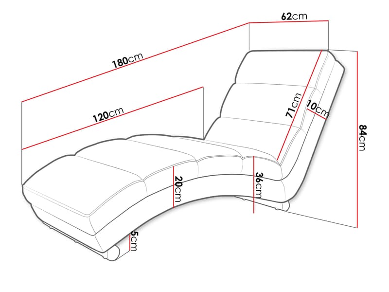 Regalado Liggfåtölj - Brun - Products - Möbler - Fåtölj & stolar - Fåtölj - Liggfåtölj