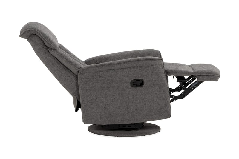 Umeå Fåtölj Snurr & Gung - Tyg Grå - Products - Möbler - Fåtölj & stolar - Fåtölj - Biofåtölj & reclinerfåtölj