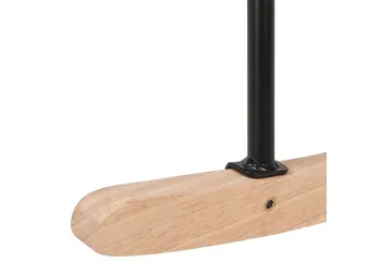 Gungstol Oulu - Vitt, svart, ljust trä - Products - Möbler - Fåtölj & stolar - Fåtölj