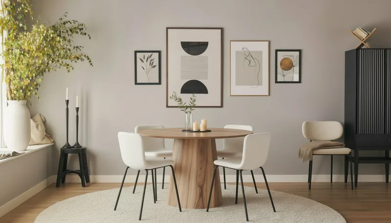 Katy Matstol - Vit Bouclé / Metallben Svart - Products - Möbler - Fåtölj & stolar - Matstol & köksstol