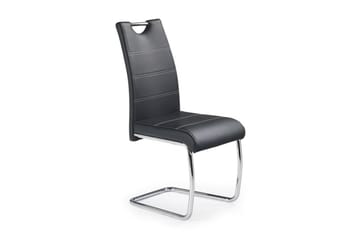 Kayson Matstol Konstläder - Svart - Products - Möbler - Fåtölj & stolar - Matstol & köksstol