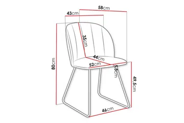 Kintore Matstol - Svart - Products - Möbler - Fåtölj & stolar - Matstol & köksstol