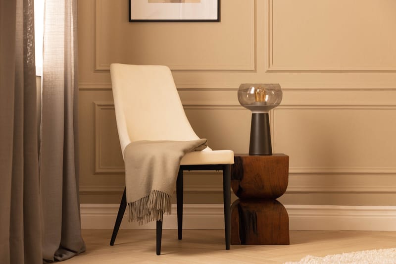 Leone Matstol - Svart/Beige - Products - Möbler - Fåtölj & stolar - Matstol & köksstol