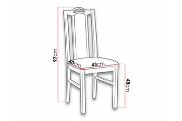 Lufti Matstol - Brun - Products - Möbler - Fåtölj & stolar - Matstol & köksstol