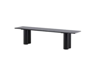 Matbänk Olivia 40x180x45 cm - Svart - Products - Möbler - Fåtölj & stolar - Sittbänk