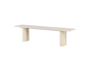 Matbänk Olivia 40x180x45 cm - Vit - Products - Möbler - Fåtölj & stolar - Sittbänk