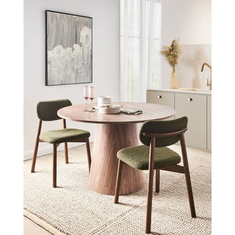 Matstol Mills 2-pack - Brun, Grön - Products - Möbler - Fåtölj & stolar - Matstol & köksstol