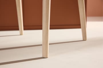 Matstol utan armstöd Peach Flora Dining Chair - Whitewash Legs / Beige Fabric Whitewash - Products - Möbler - Fåtölj & stolar - Matstol & köksstol