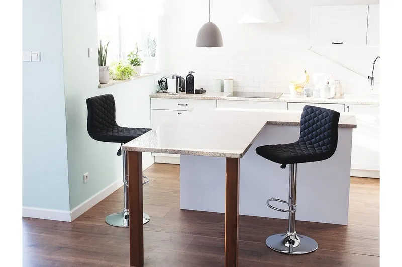 Orlando Barstol 39 cm 2-pack - Svart - Products - Möbler - Fåtölj & stolar - Barstol & barpall