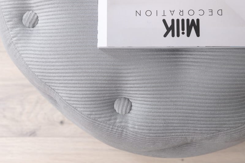 Benjamin Sittpuff - Grå - Products - Möbler - Fåtölj & stolar - Pall & puff - Sittpuff
