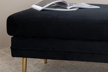 Boom Sittpuff - Svart - Products - Möbler - Fåtölj & stolar - Pall & puff - Sittpuff