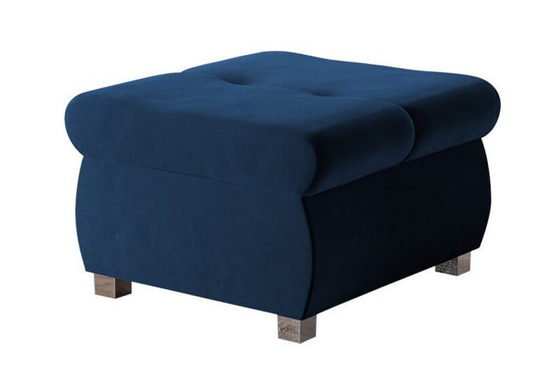 Cerys Fotpall 60 cm, Blå