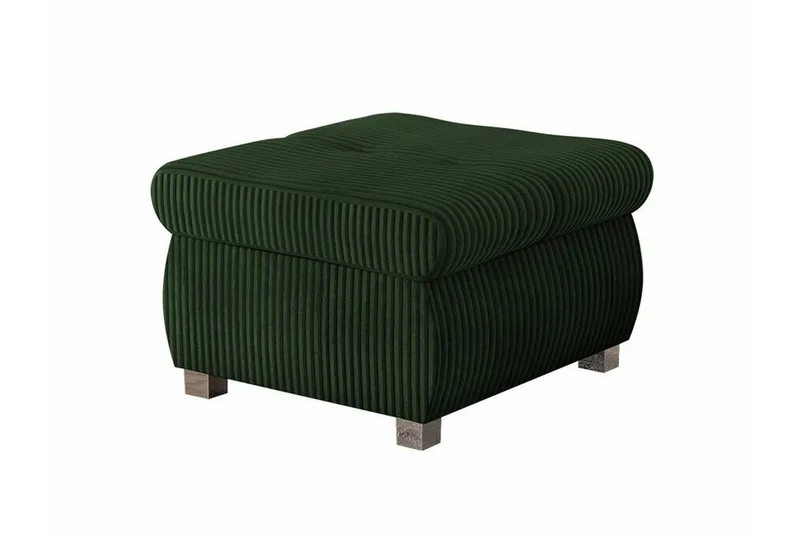 Cerys Fotpall 60 cm, Grön