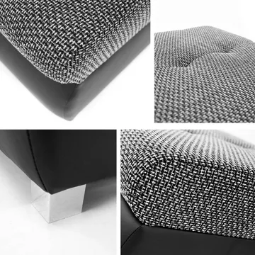 Cerys Fotpall 60 cm - Orange - Products - Möbler - Fåtölj & stolar - Pall & puff - Fotpallar