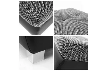 Cerys Fotpall 60 cm - Vit - Products - Möbler - Fåtölj & stolar - Pall & puff - Fotpallar