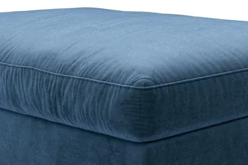 Dubai Fotpall Sammet - Blå - Products - Möbler - Fåtölj & stolar - Pall & puff - Fotpallar