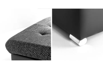 Dynir Fotpall 68 cm - Vit/Svart - Products - Möbler - Fåtölj & stolar - Pall & puff - Fotpallar