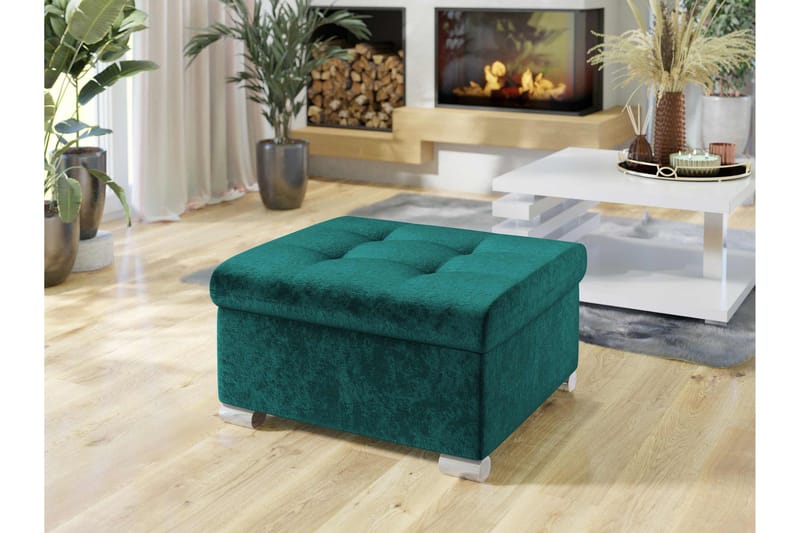 Dynir Fotpall 70 cm - Grön - Products - Möbler - Fåtölj & stolar - Pall & puff - Fotpallar