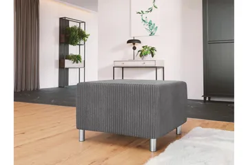 Eifion Fotpall 65 cm - Mörkgrå - Products - Möbler - Fåtölj & stolar - Pall & puff - Fotpallar