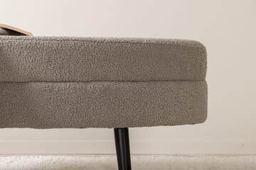 Otto Sittpuff - Greige - Products - Möbler - Fåtölj & stolar - Pall & puff - Sittpuff