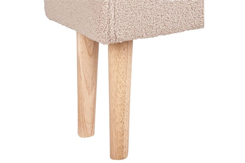 Pall Takoma Beige/ljust trä - Beige/ljust trä - Products - Möbler - Fåtölj & stolar - Pall & puff - Fotpallar
