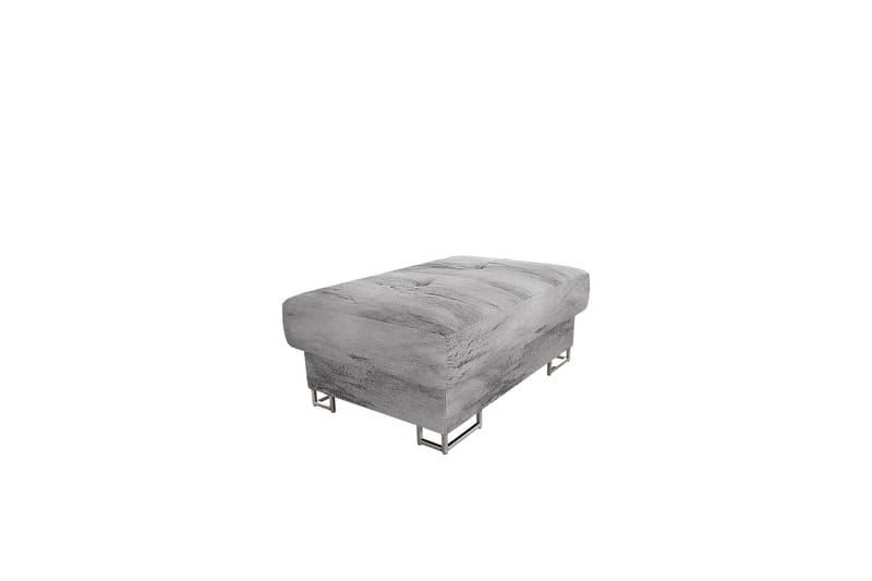 Reginia Fotpall 104 cm - Grå - Products - Möbler - Fåtölj & stolar - Pall & puff - Fotpallar