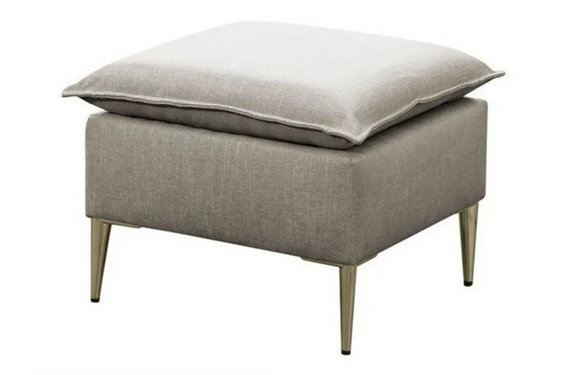 Staffin Fotpall 50 cm beige