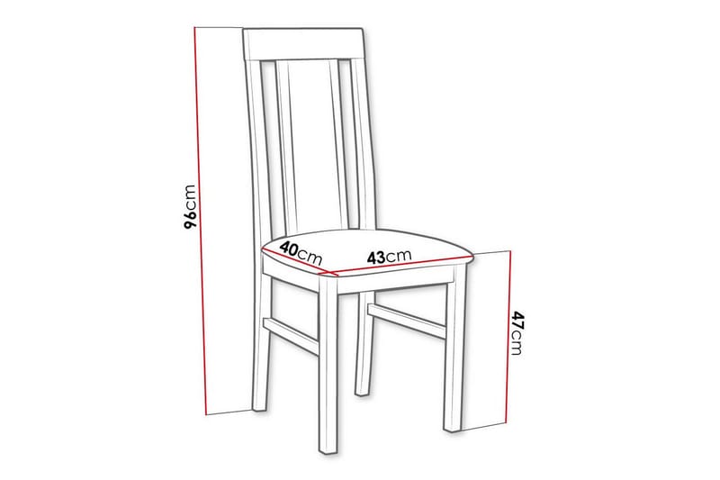 Patrickswell Matstol - Svart - Products - Möbler - Fåtölj & stolar - Matstol & köksstol